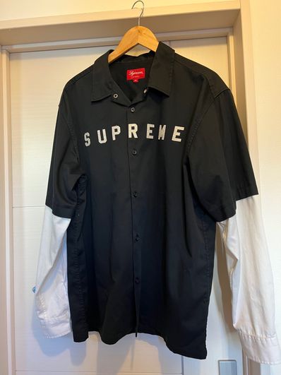 Supreme 2-Tone Work Shirt "Black"