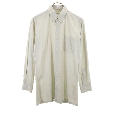 Christian Dior クリスチャンディオール 90s オールド 長袖 シャツ 38 グレー系