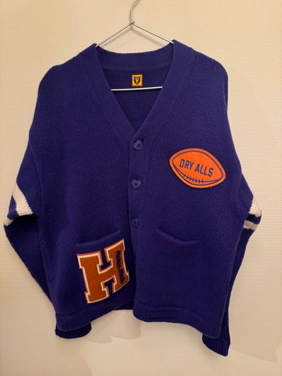HUMAN MADE Low Gauge Knit Cardigan "Purple"