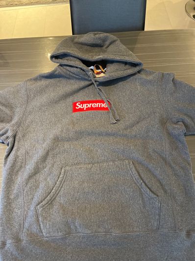 Supreme Box Logo Hooded Sweatshirt "Charcoal" (21FW)