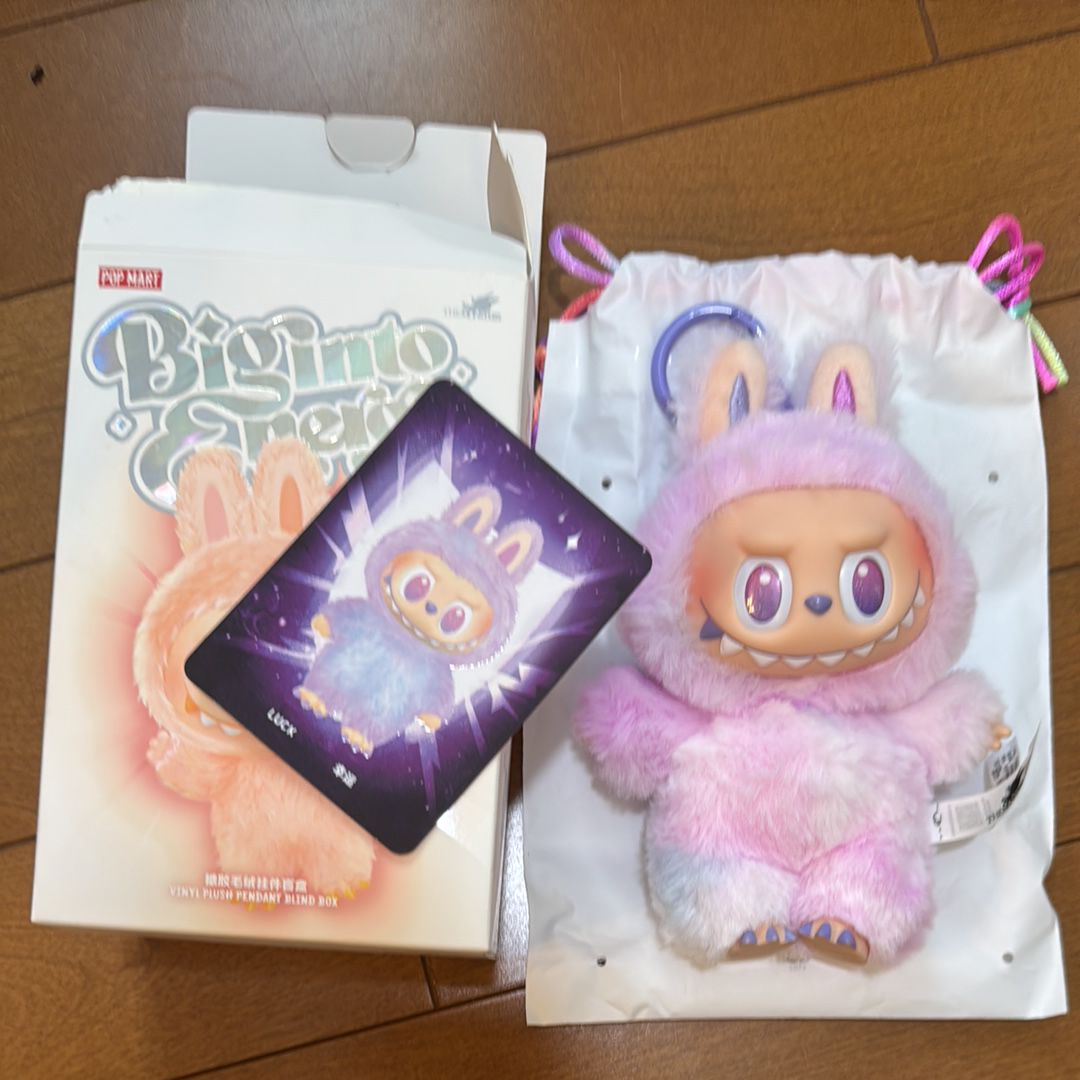 POP MART THE MONSTERS (LABUBU) Big into Energy Series Plush Pendant LUCK