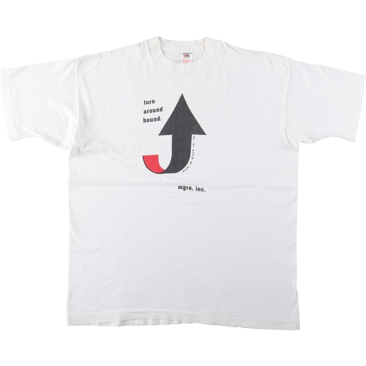 古着 90年代 フルーツオブザルーム FRUIT OF THE LOOM メッセージプリントTシャツ USA製 メンズXL相当 ヴィンテージ/eaa669833