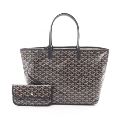 ゴヤール GOYARD サンルイPM トートバッグ バッグ PVCコーティングキャンバス レディース ブラック系 / ブラウン系 / マルチカラー 【中古】
