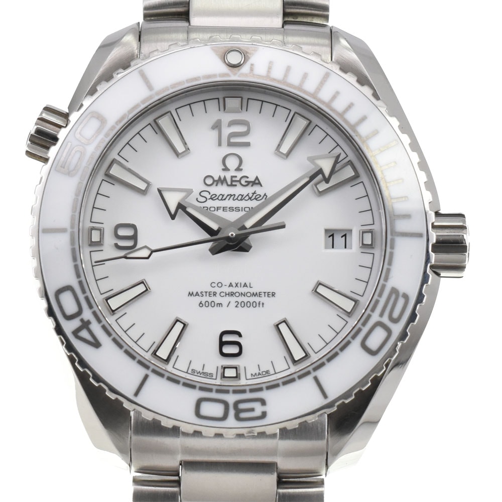 オメガ OMEGA 215.30.40.20.04.001 シーマスター プラネットオーシャン 自動巻き メンズ 美品 内箱付き Q#145195
