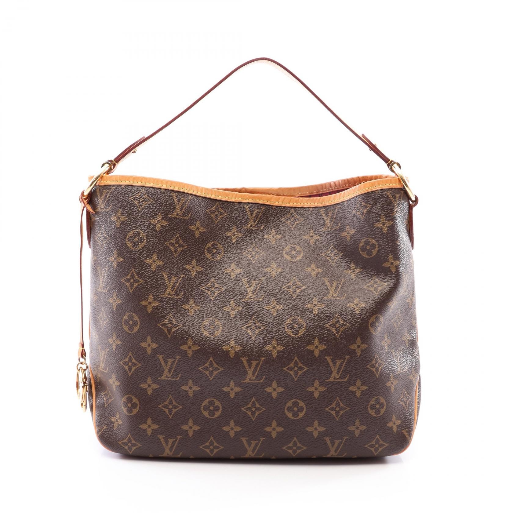 ルイ・ヴィトン LOUIS VUITTON ディライトフルPM モノグラム ショルダーバッグ バッグ PVCコーティングキャンバス レザー モノグラム レディース ブラウン系 M50154 【中古】