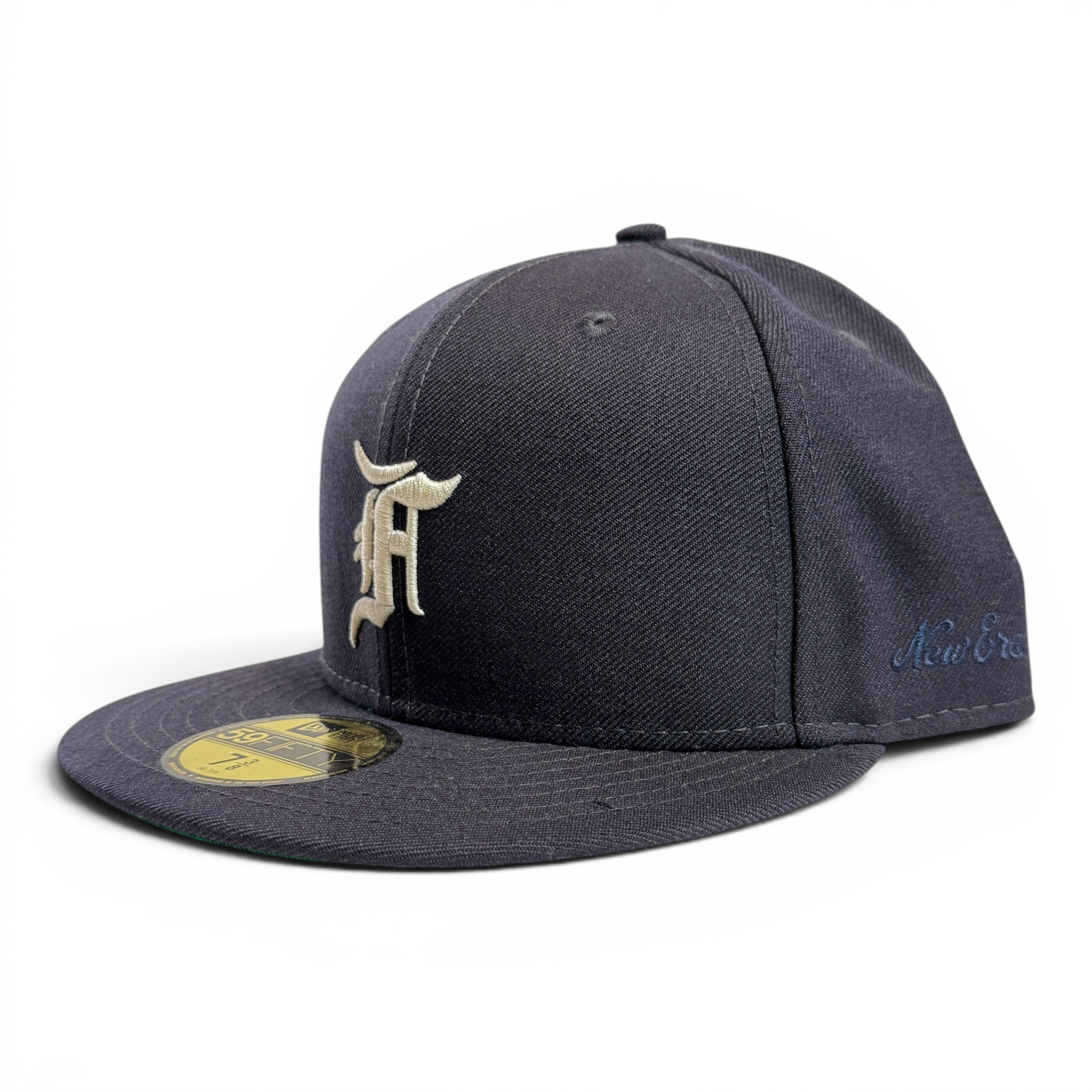 NEW ERA FEAR OF GOD ESSENTIALS 59FIFTY F LOGO Under Visor "Navy"