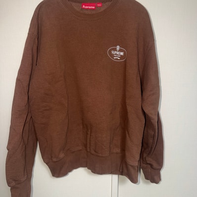 Supreme Crest Crewneck "Brown"