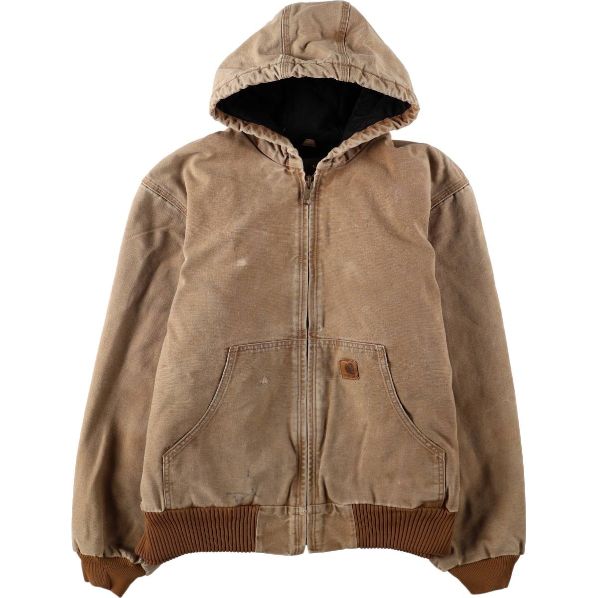 古着 00年代 カーハート Carhartt アクティブジャケット ダックフルジップパーカー メンズL相当/eaa673778