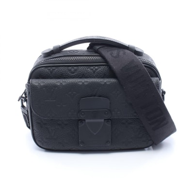 ルイ・ヴィトン LOUIS VUITTON Sロック メッセンジャー 2WAY ハンドバッグ バッグ レザー モノグラム・トリヨンレザー ノワール メンズ ブラック系 M58489 【中古】