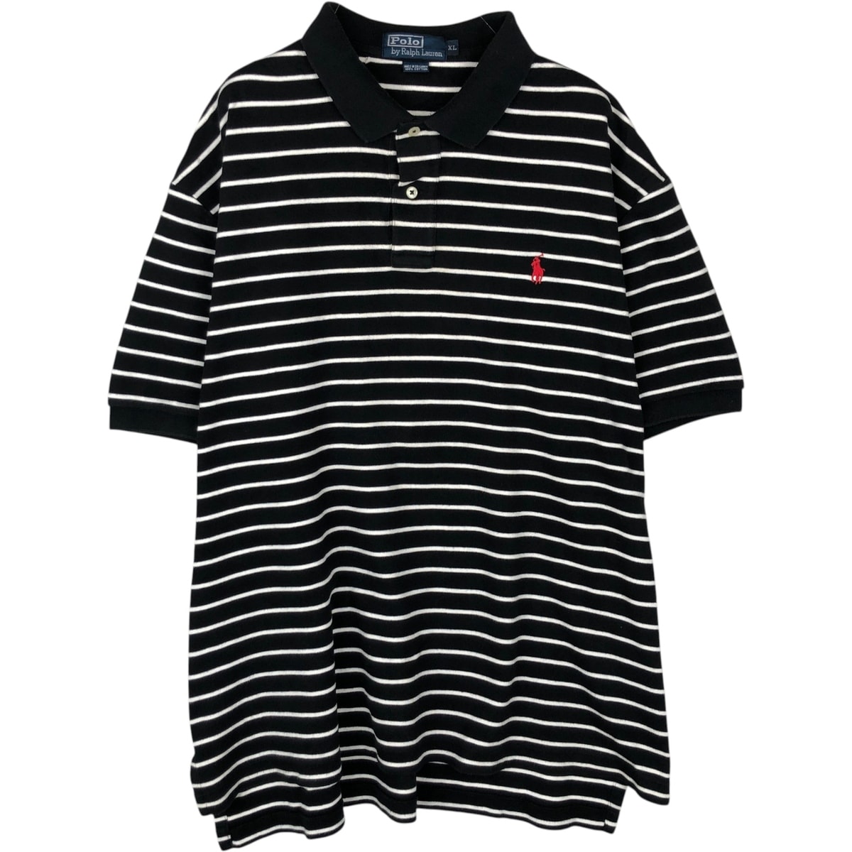 古着 ラルフローレン Ralph Lauren POLO by Ralph Lauren 半袖 ボーダー ポロシャツ メンズXL相当/eaa644724