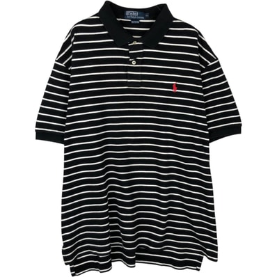 古着 ラルフローレン Ralph Lauren POLO by Ralph Lauren 半袖 ボーダー ポロシャツ メンズXL相当/eaa644724
