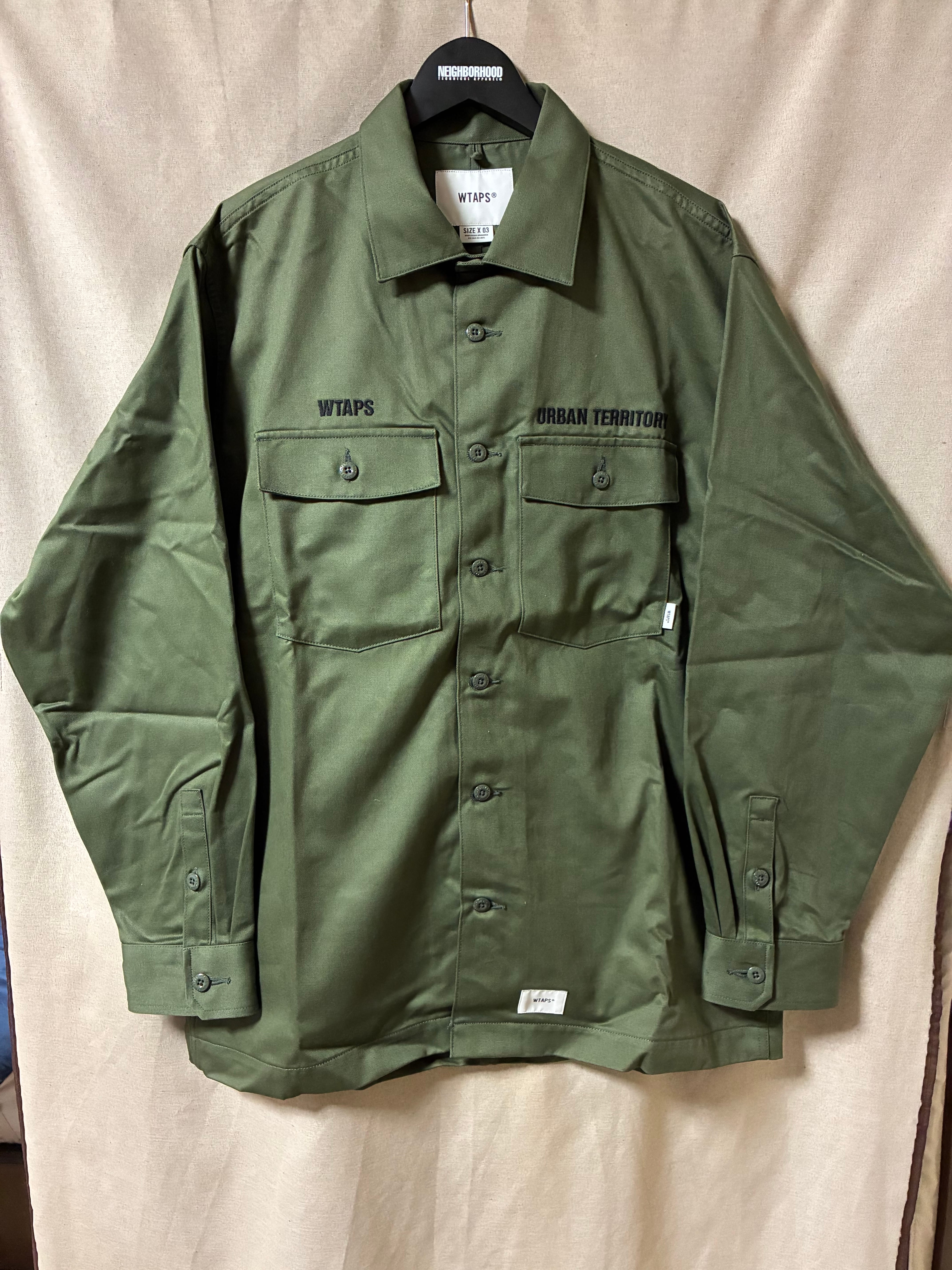 Wtaps BUDS / LS / COTTON. TWILL "Olive Drab"