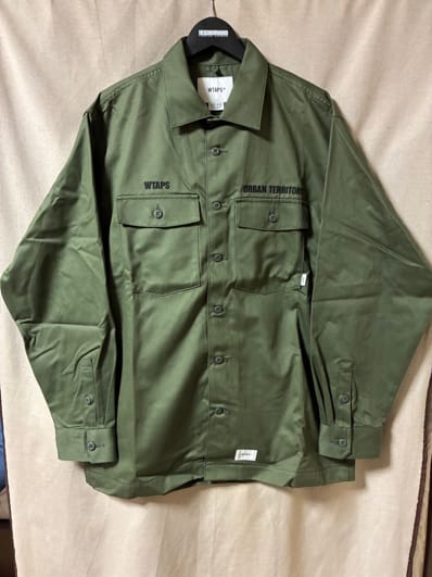 Wtaps BUDS / LS / COTTON. TWILL "Olive Drab"