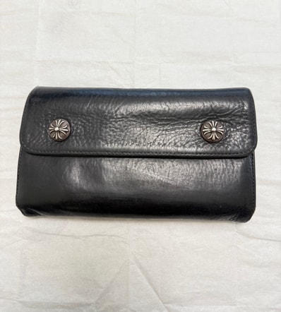 値下げ交渉可能 / 正規品!CHROME HEARTS クロムハーツ ウェーブ WAVE ウォレット 財布