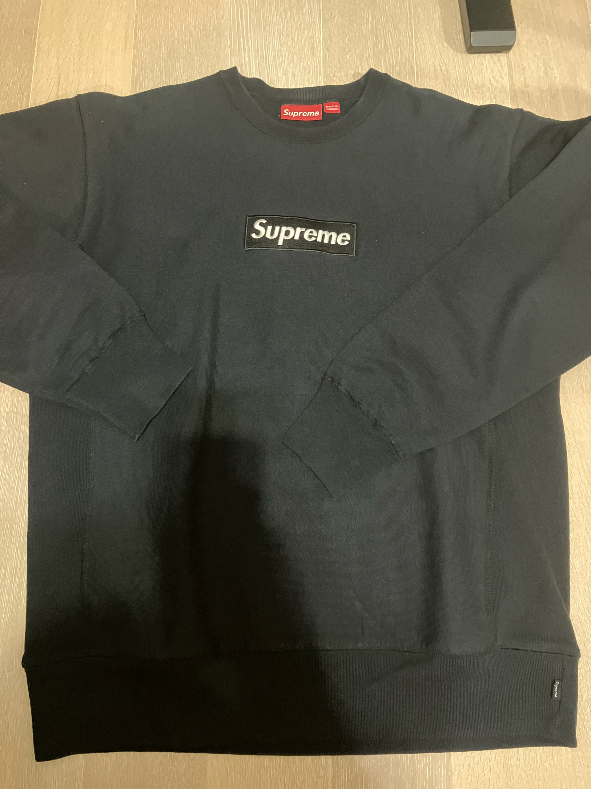 Supreme Box Logo Crewneck Sweatshirt "Black" (18FW)