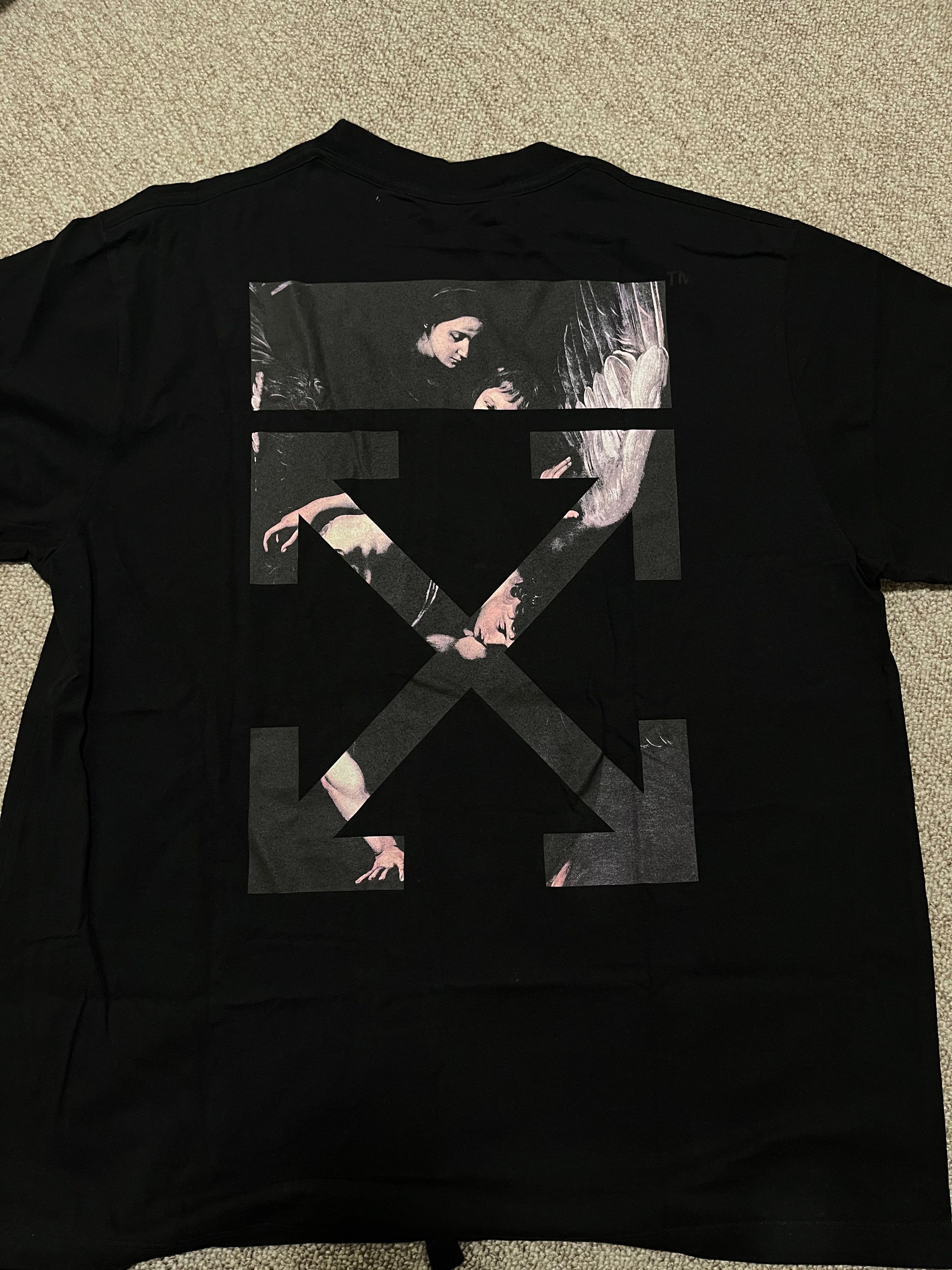 OFF-WHITE Oversized Fit Caravaggio Arrows T-Shirt "Black"