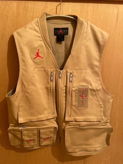 Air Jordan x Travis Cactus Jack Utility Vest "Khaki Desert"