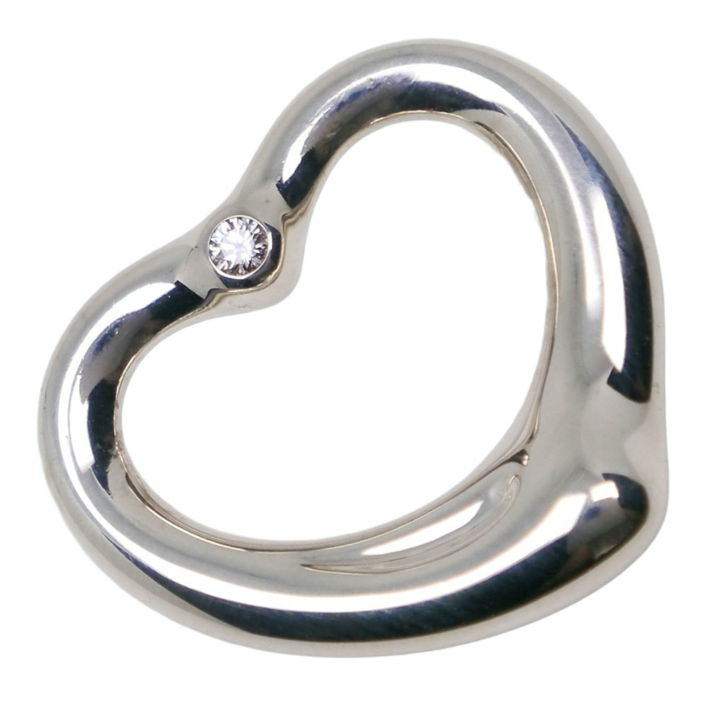 ティファニー オープンハート 1Pダイヤ エルサ・ペレッティ レディースペンダン