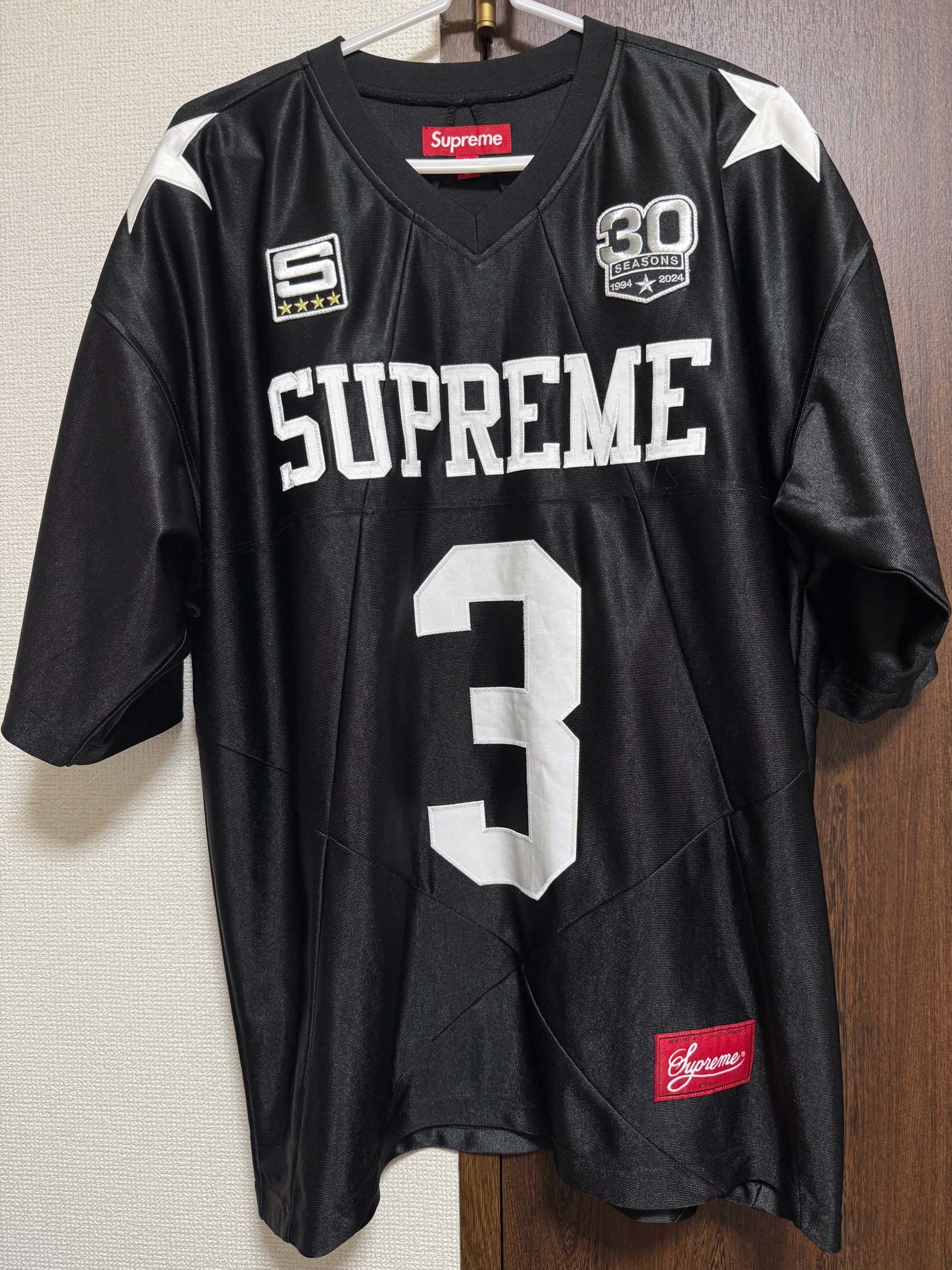 Supreme Star Football Jersey "Black"