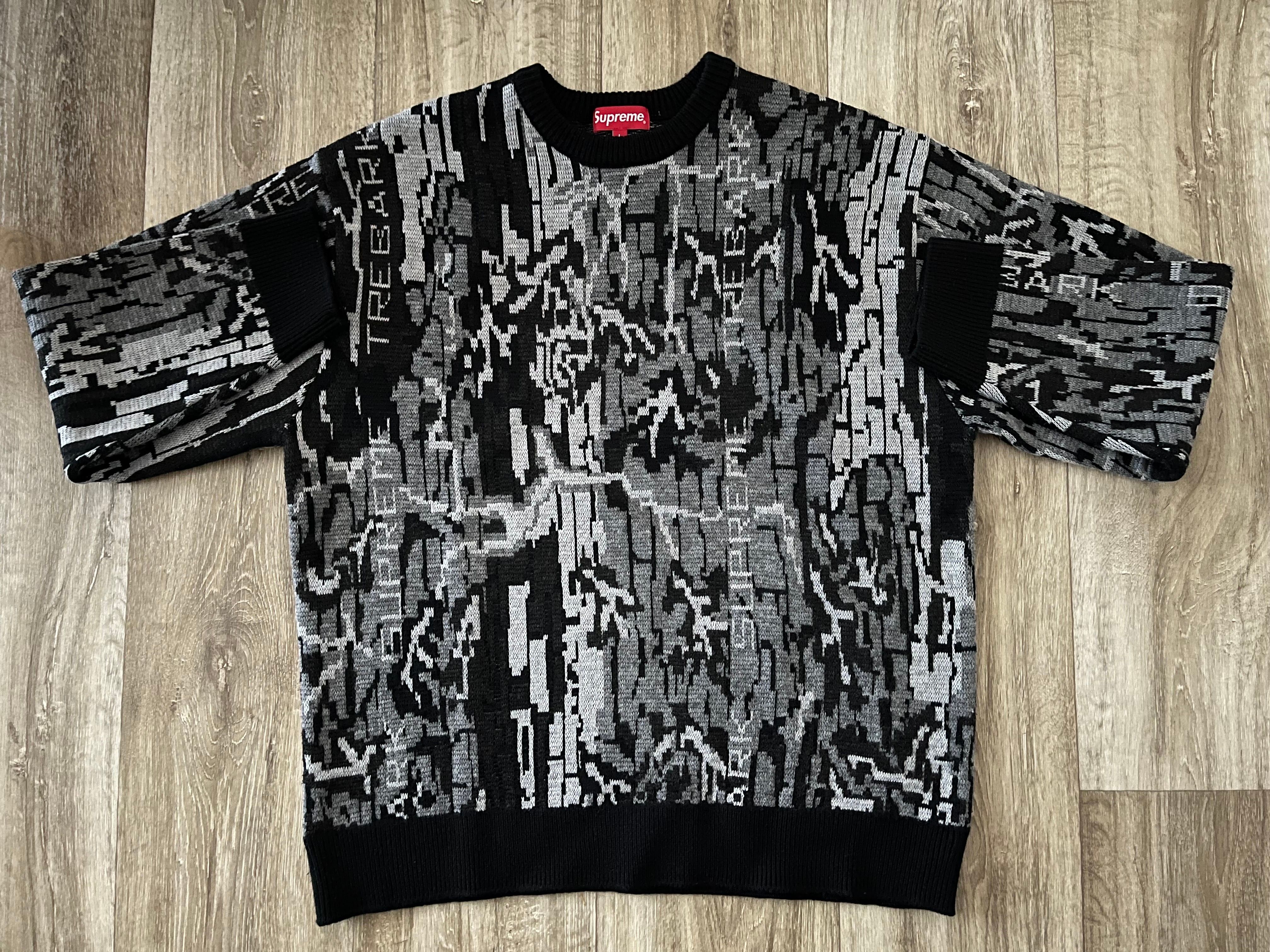 Supreme Trebark Camo Sweater "Black"