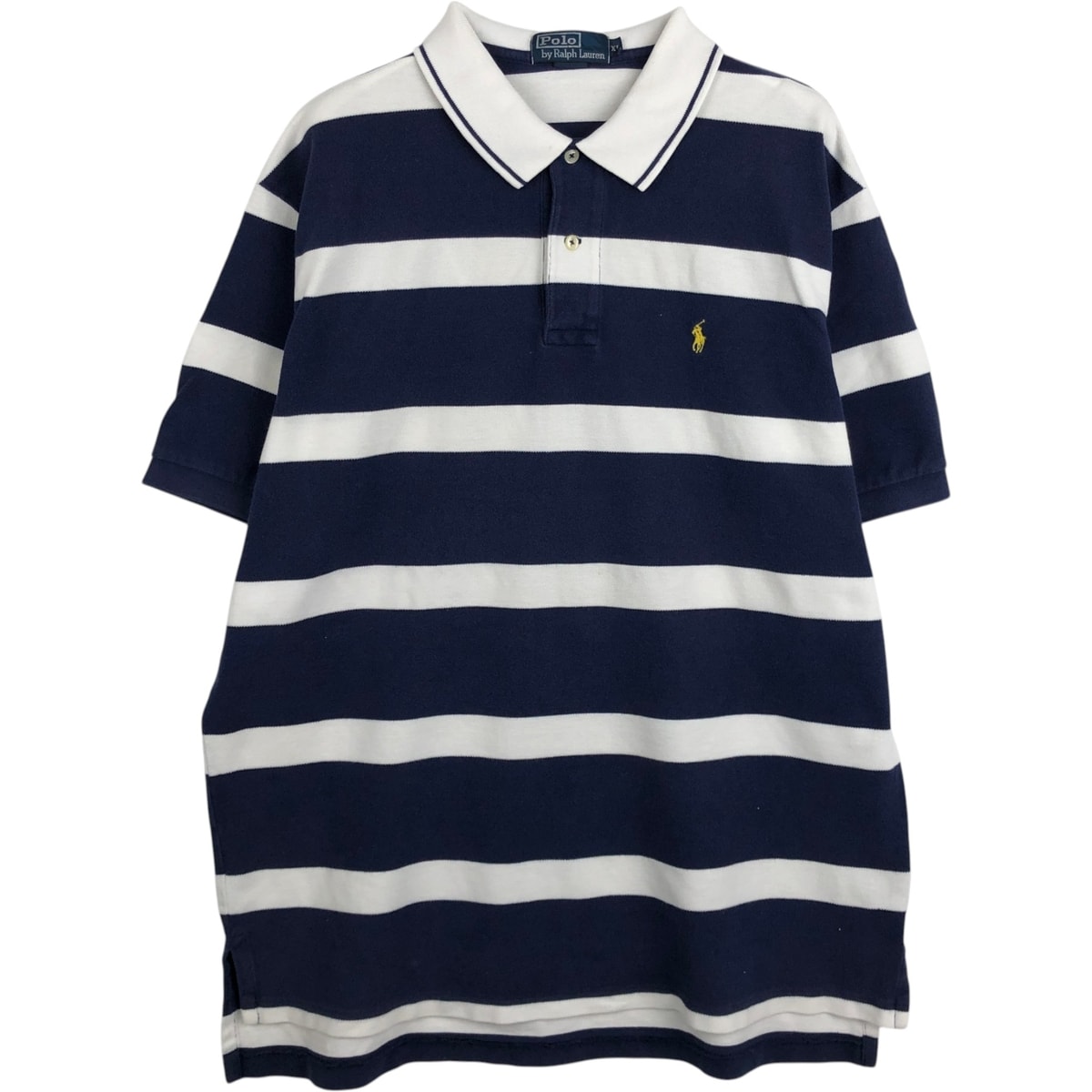 古着 ラルフローレン Ralph Lauren POLO by Ralph Lauren 半袖 ボーダー ポロシャツ メンズXL相当/eaa653661