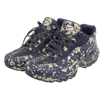 ナイキ Nike Air Max 95 シューズ メンズ ネイビー×ベージュ 26.5cm AV0765-400 8.5(US)