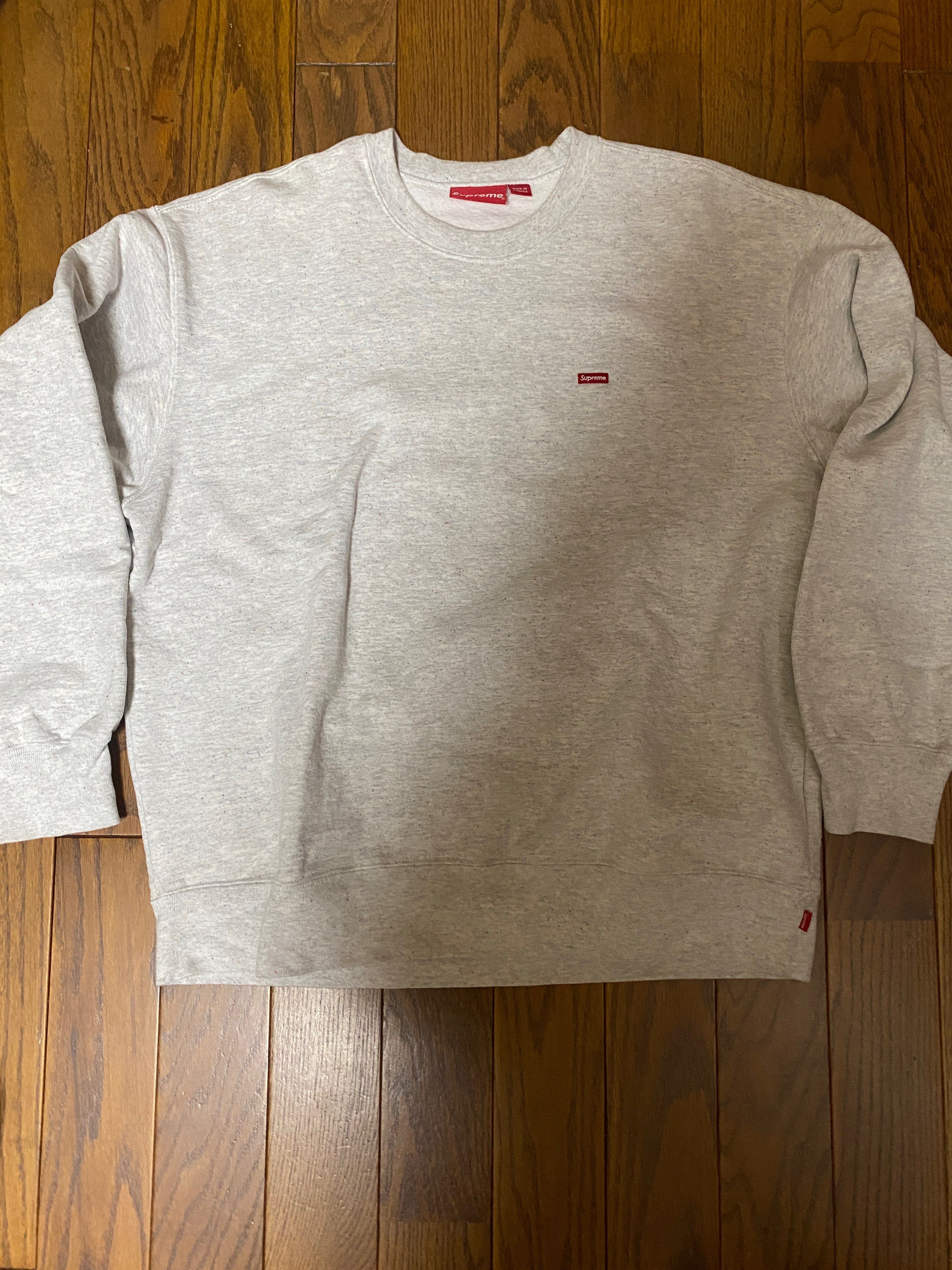 Supreme Small Box Crewneck "Ash Grey" (21FW)
