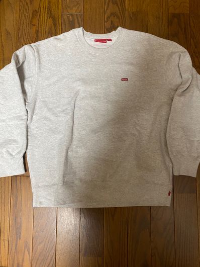 Supreme Small Box Crewneck "Ash Grey" (21FW)