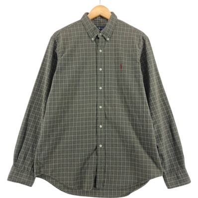 古着 ラルフローレン Ralph Lauren 長袖 ボタンダウンチェックシャツ メンズL相当/eaa514327
