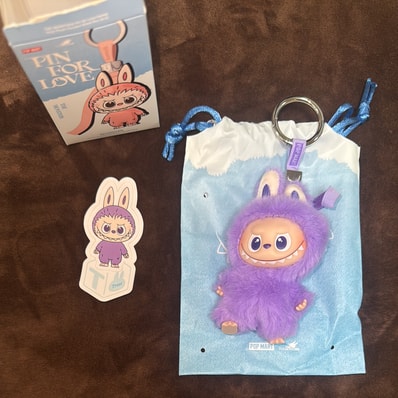 POP MART THE MONSTERS (LABUBU) Pin for Love Series-Vinyl Plush Pendant (N-Z) T