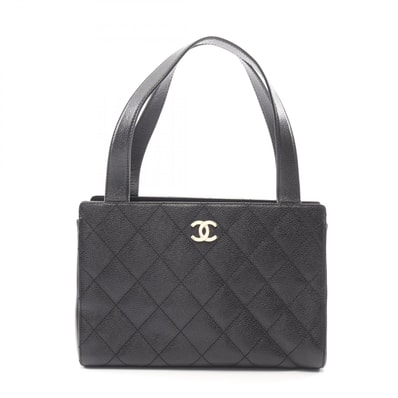 シャネル CHANEL マトラッセ ハンドバッグ バッグ キャビアスキン(グレインドカーフ) レディース ブラック系 【中古】