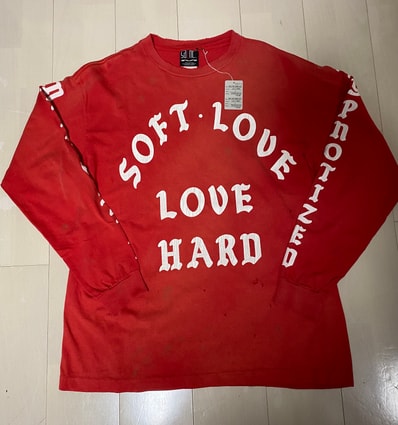 SAINT Mxxxxxx 24SS LS Tee / Soft Love "Red"