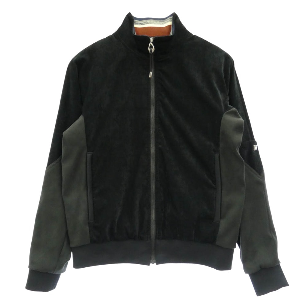TOGA トーガ 25AW TV252-JC324 VIRILIS VELVET TRACK JACKET ウエスタンバックルジップ ビリリース ベルベット ジップ トラックジャケット ブラック系 46【美品】【中古】