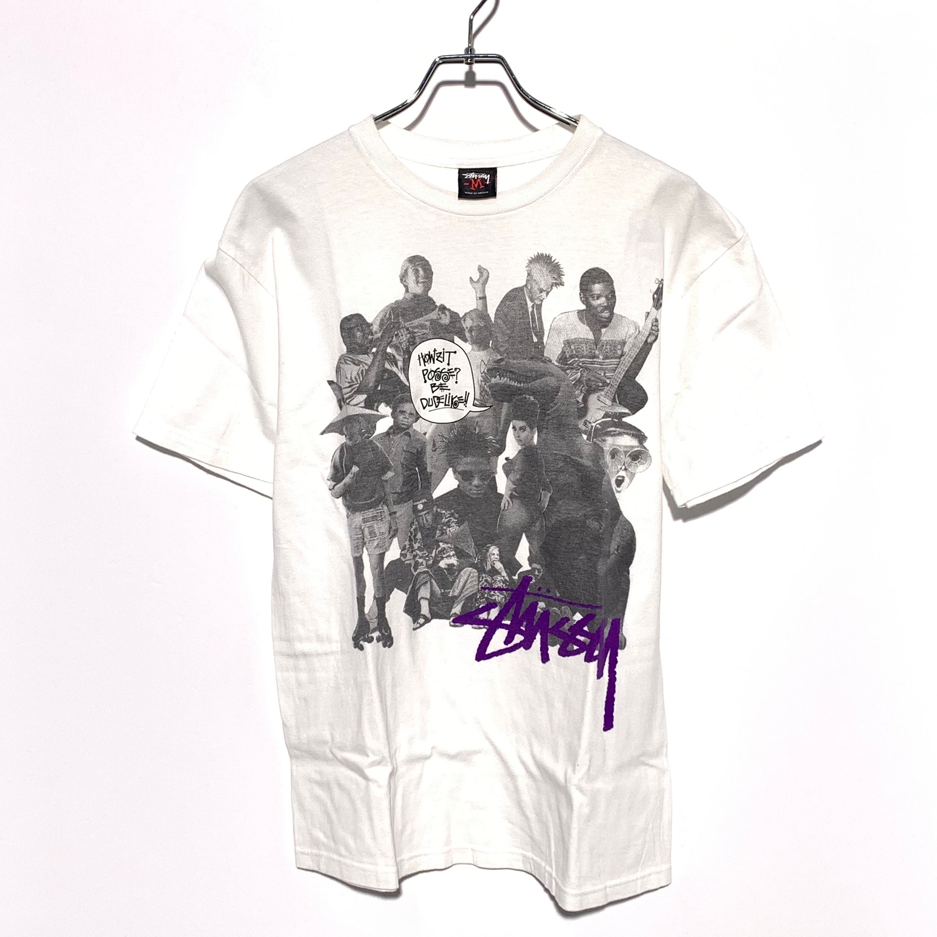 STUSSY HOWZIT POSSE TEE White