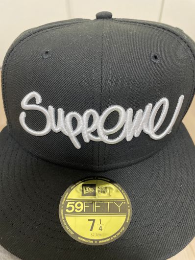Supreme Handstyle New Era "Black"
