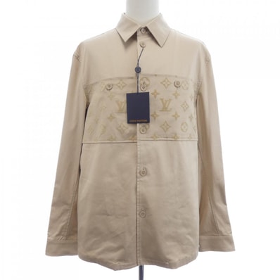 ルイヴィトン LOUIS VUITTON フロックカジュアルコットンオーバーシャツ HQB45WFUG ジャケット