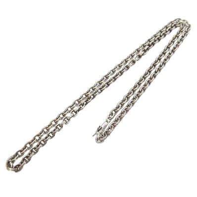 Chrome Hearts Paper Chain Necklace "Silver"