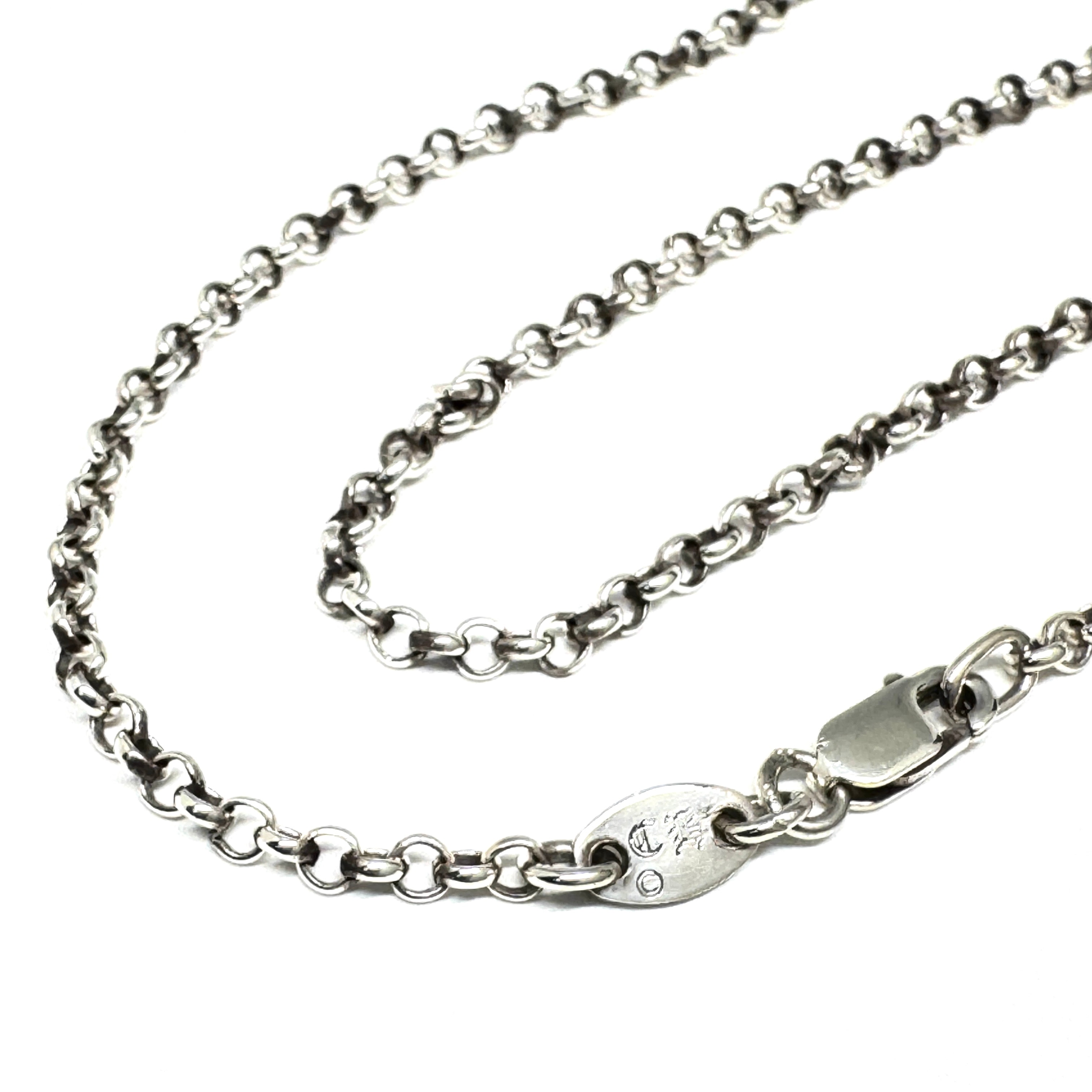 Chrome Hearts Roll Chain Necklace "Silver"