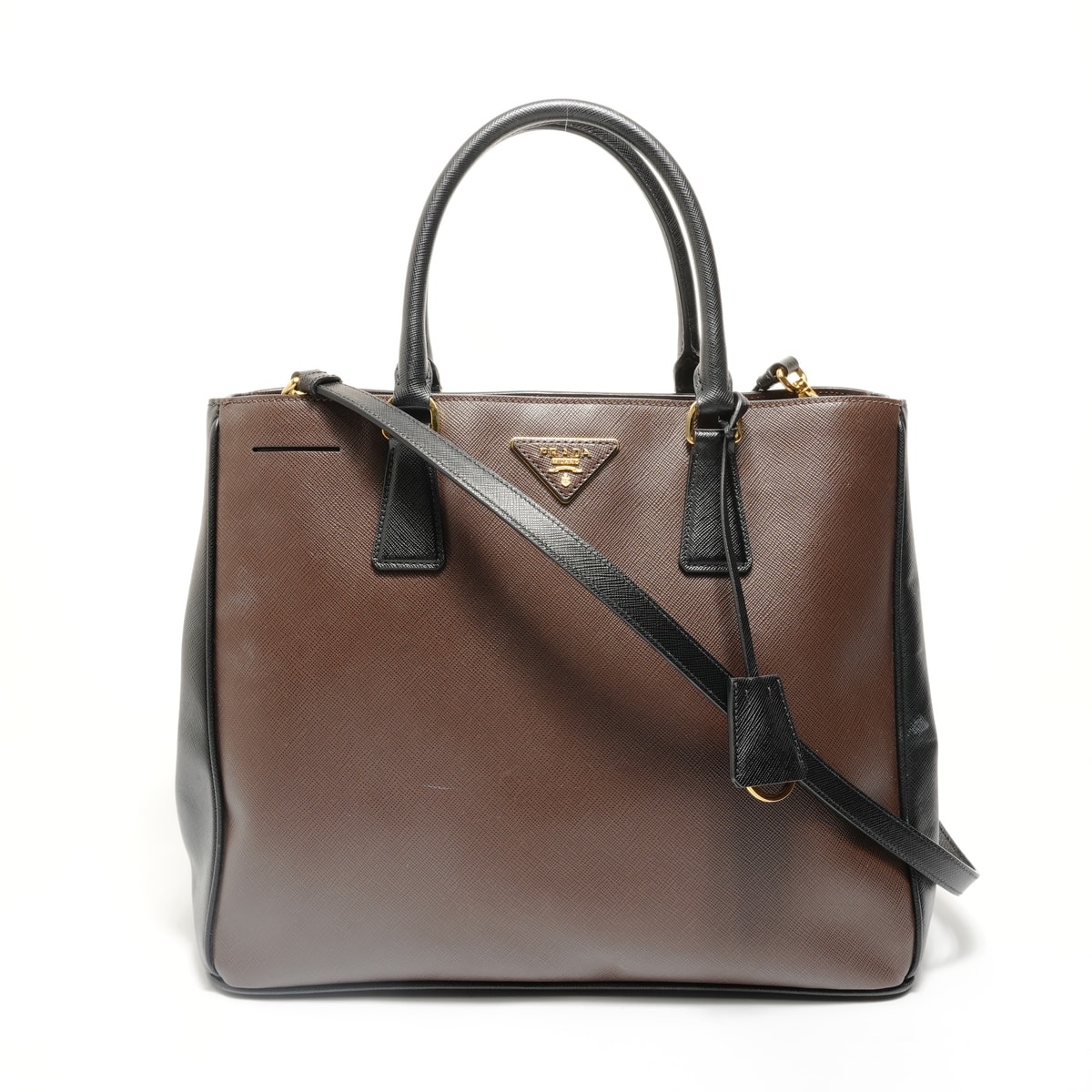 プラダ PRADA サフィアーノ ガレリア 2way ハンドバッグ【中古】