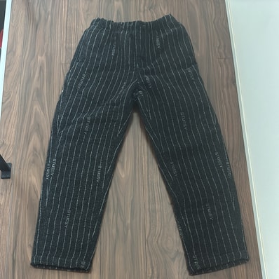 Stussy x Nike Striped Wool Pants "Black"
