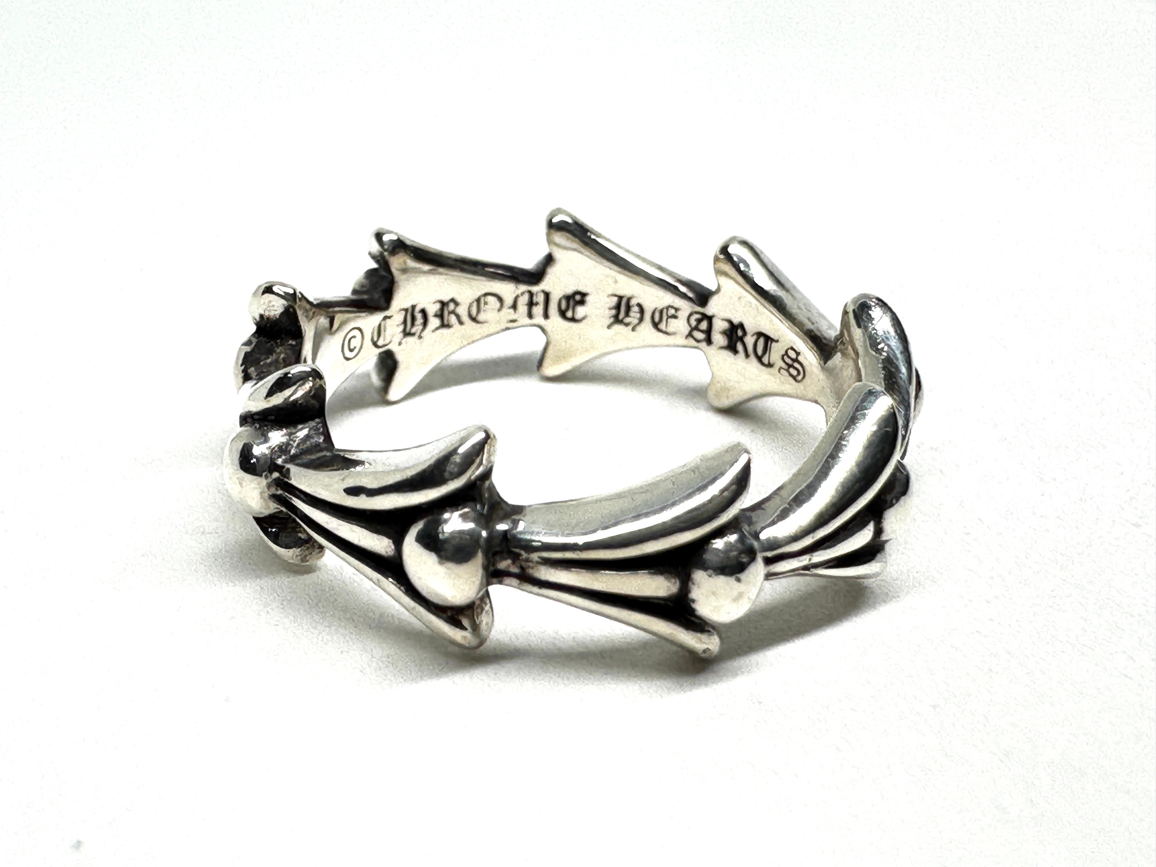 Chrome Hearts Cross Tail Ring "Silver"