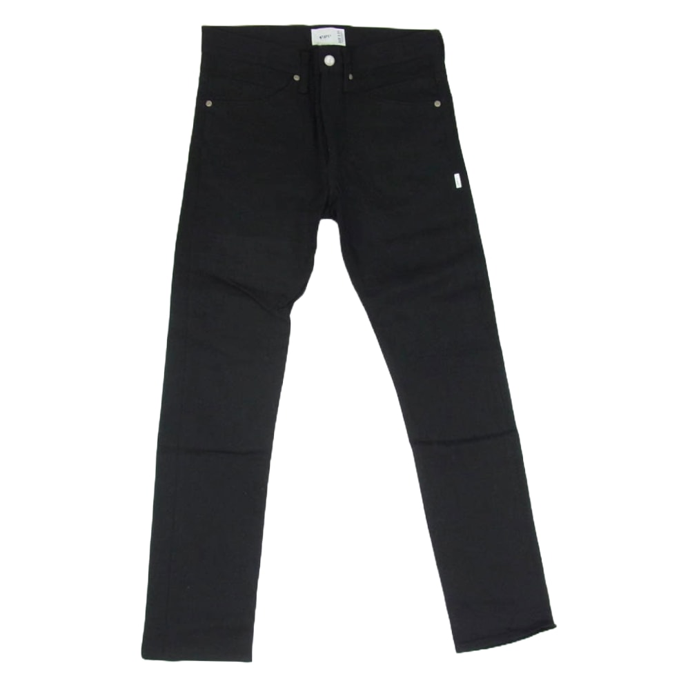 WTAPS ダブルタップス パンツ 21AW 212BRBRDT-PTM04 BLUES SKINNY TROUSERS ブルース スキニー トラウザーズ パンツ ブラック系 X01【極上美品】【中古】