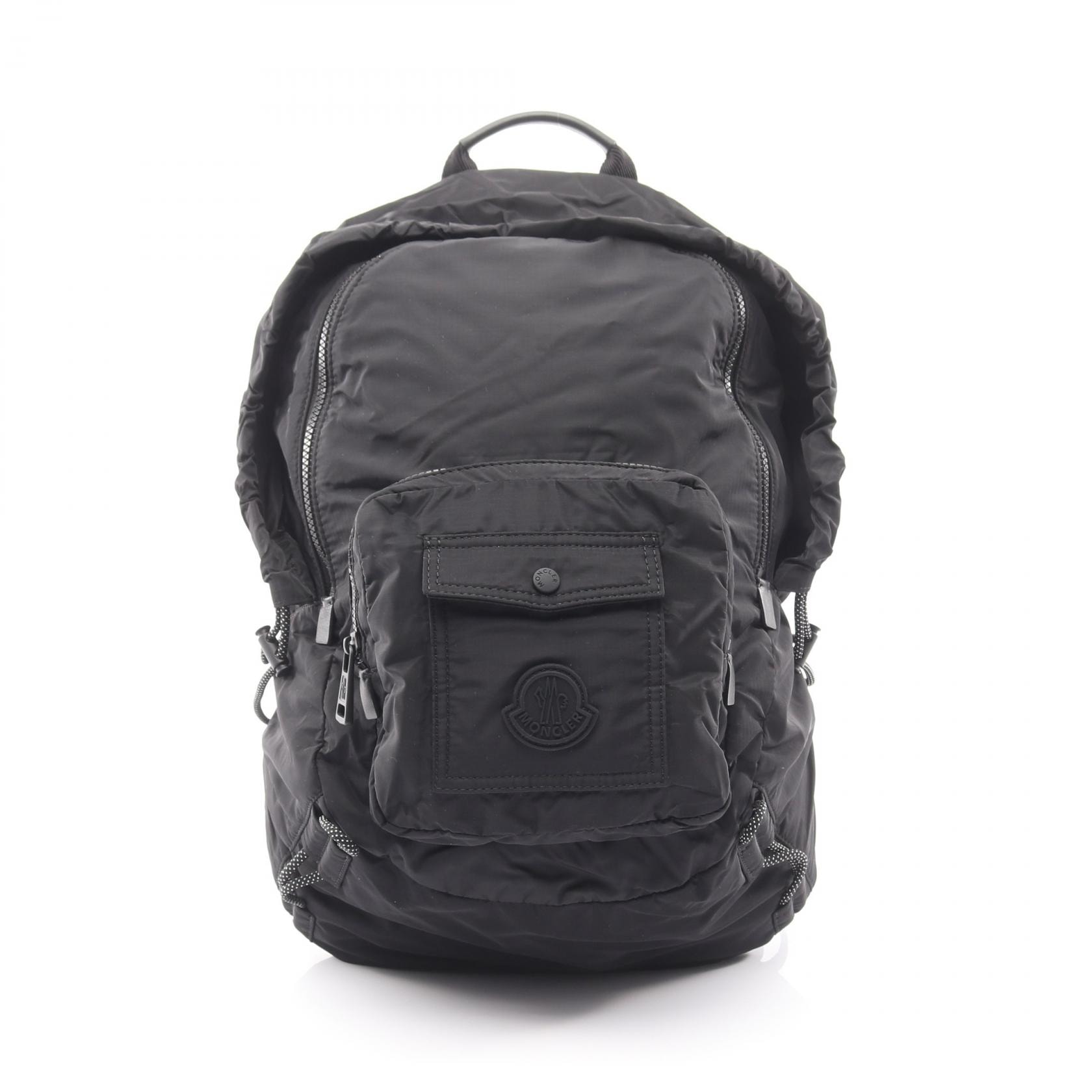 モンクレール MONCLER MAKAIO BACKPACK リュックサック バックパック バッグ ナイロン レザー メンズ ブラック系 5A00003M3138999 【新品】