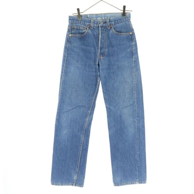 Levi's リーバイス 80s 90s USA 501 ボタン裏552 オールド ストレートデニムパンツ w28 ブルー