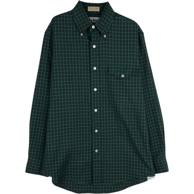 古着 70~80年代 エルエルビーン L.L.Bean 長袖 ボタンダウンチェックシャツ USA製 メンズM相当 ヴィンテージ/eaa643029