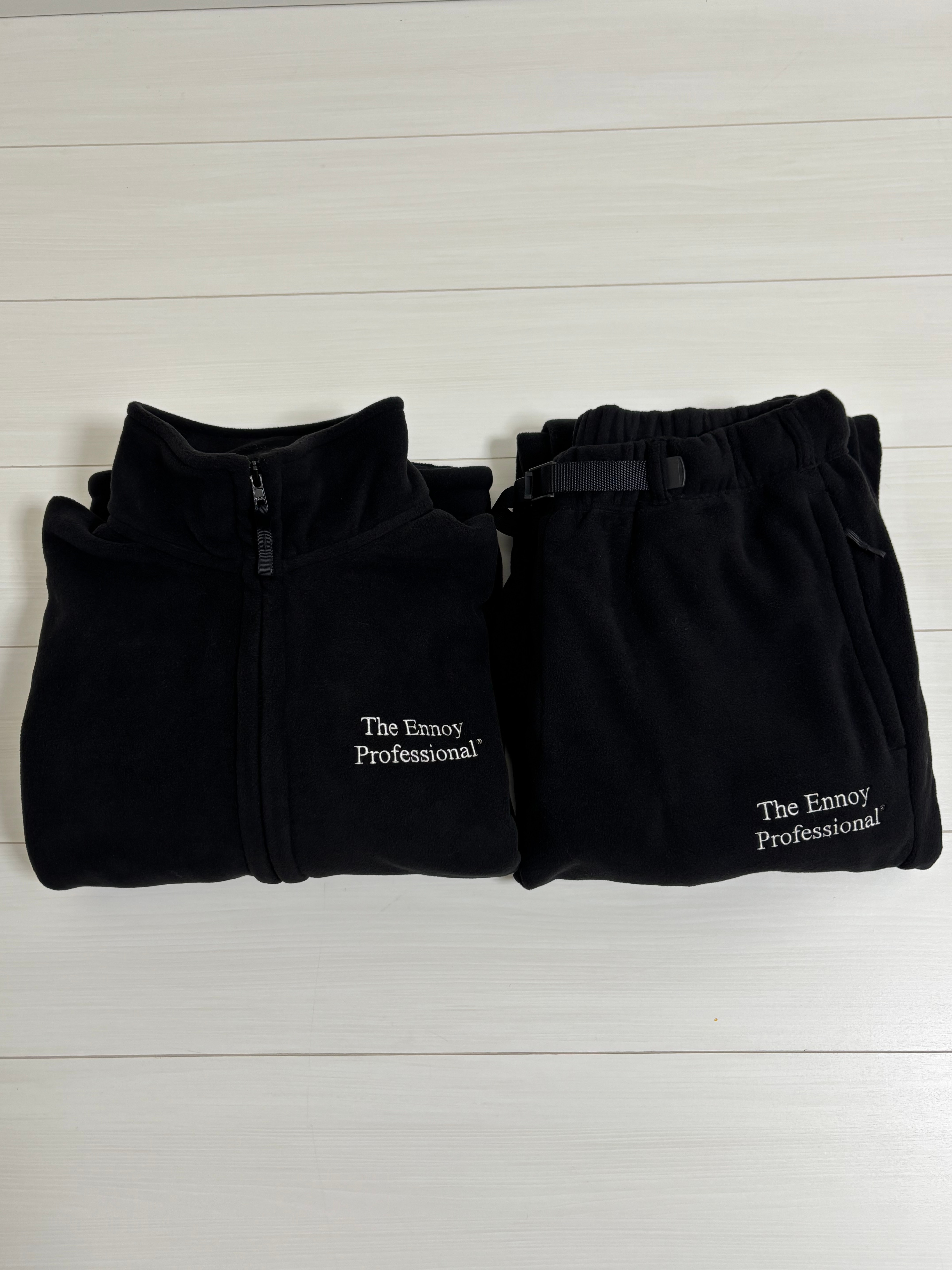 ENNOY 24AW Polartec Fleece Set Up "Black"