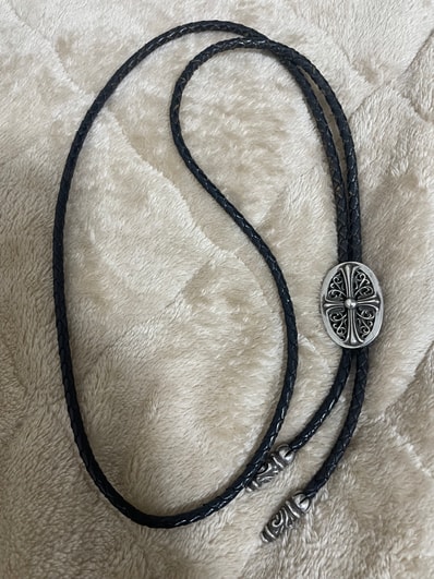 Chrome Hearts Tiny Classic Oval Loop Tie "Silver"