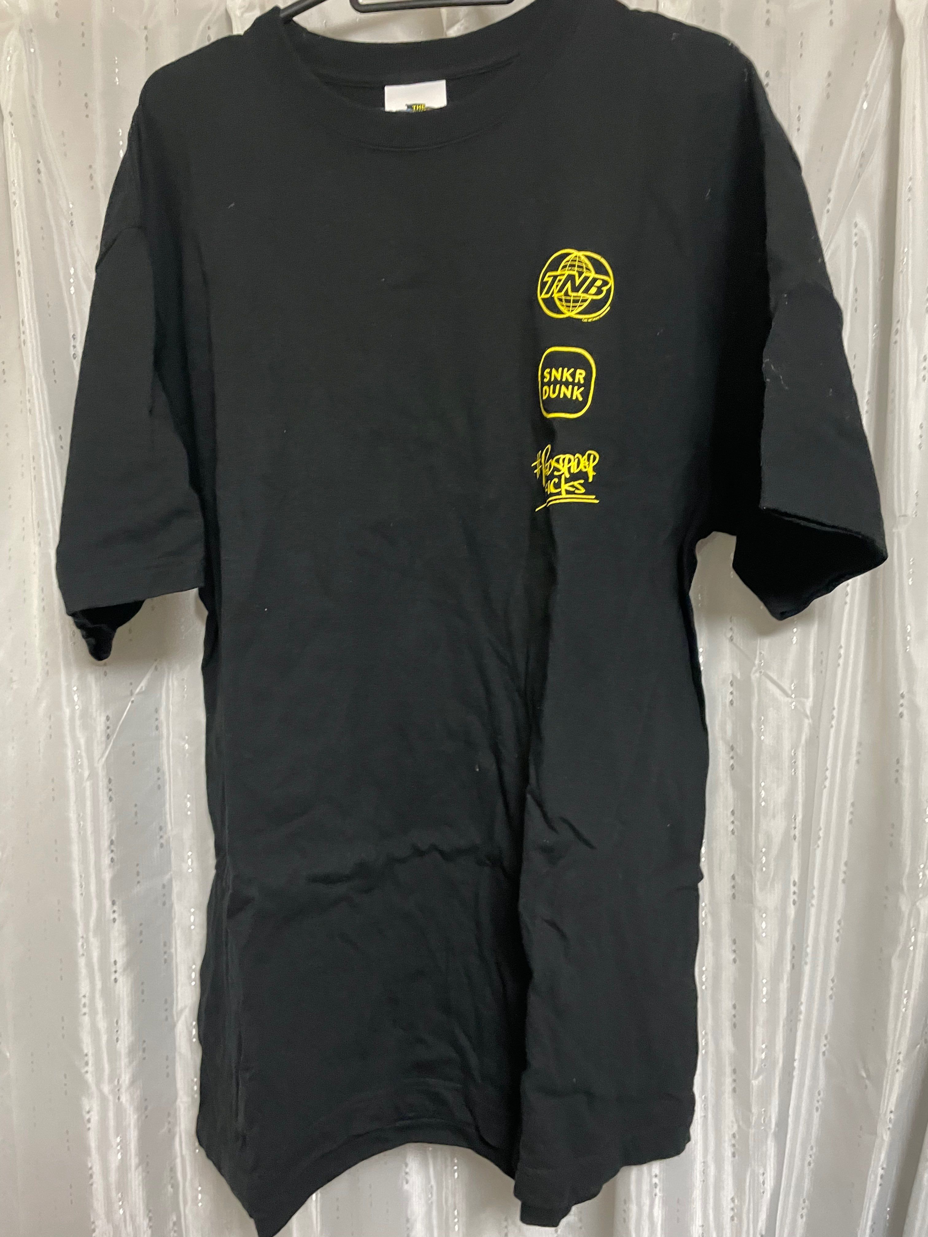 SNKRDUNK × THE NETWORK BUSINESS × RED SPIDER KICKS Tee AJ1 NOT FOR RESALE "BLACK"