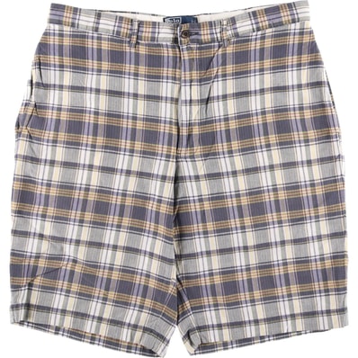 古着 ラルフローレン Ralph Lauren POLO SPORT ポロスポーツ タータンチェック ハーフパンツ ショートパンツ メンズw37相当/eaa577670