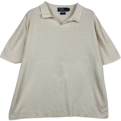 古着 ラルフローレン Ralph Lauren POLO by Ralph Lauren オープンカラー 半袖 ポロシャツ メンズXL相当/eaa635260